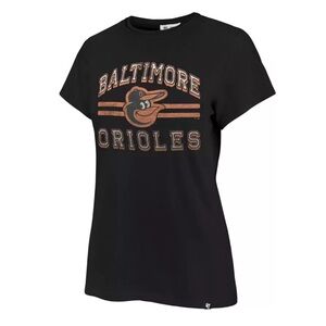 NWT ‘47 Women’s Baltimore Orioles Black Franklin T-Shirt